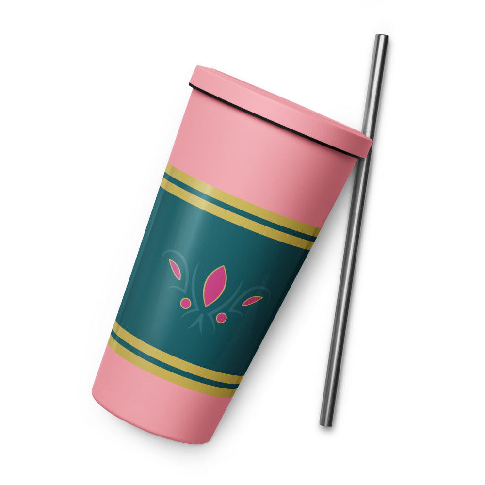 Ice Princess Insulated 20oz Tumbler with Straw