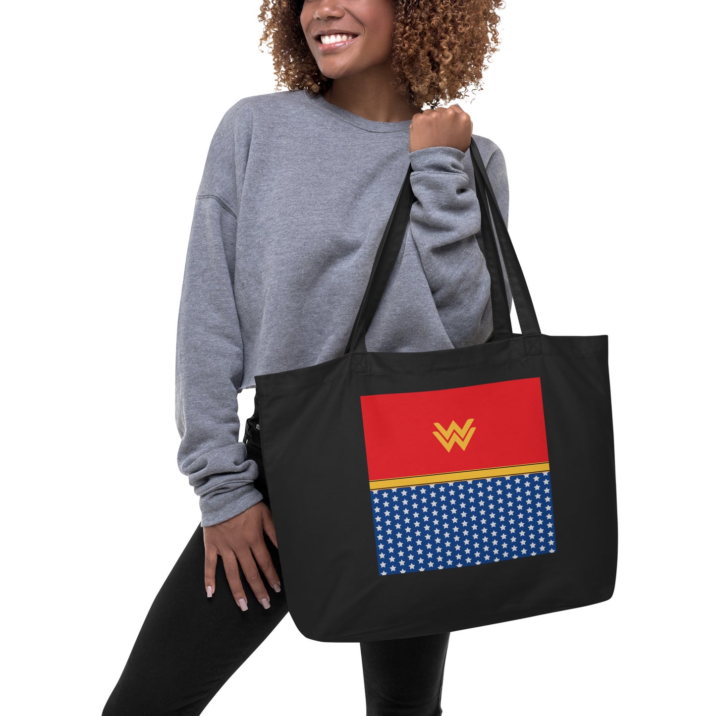 Diana Prince  Large Organic Tote Bag