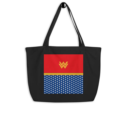 Diana Prince  Large Organic Tote Bag