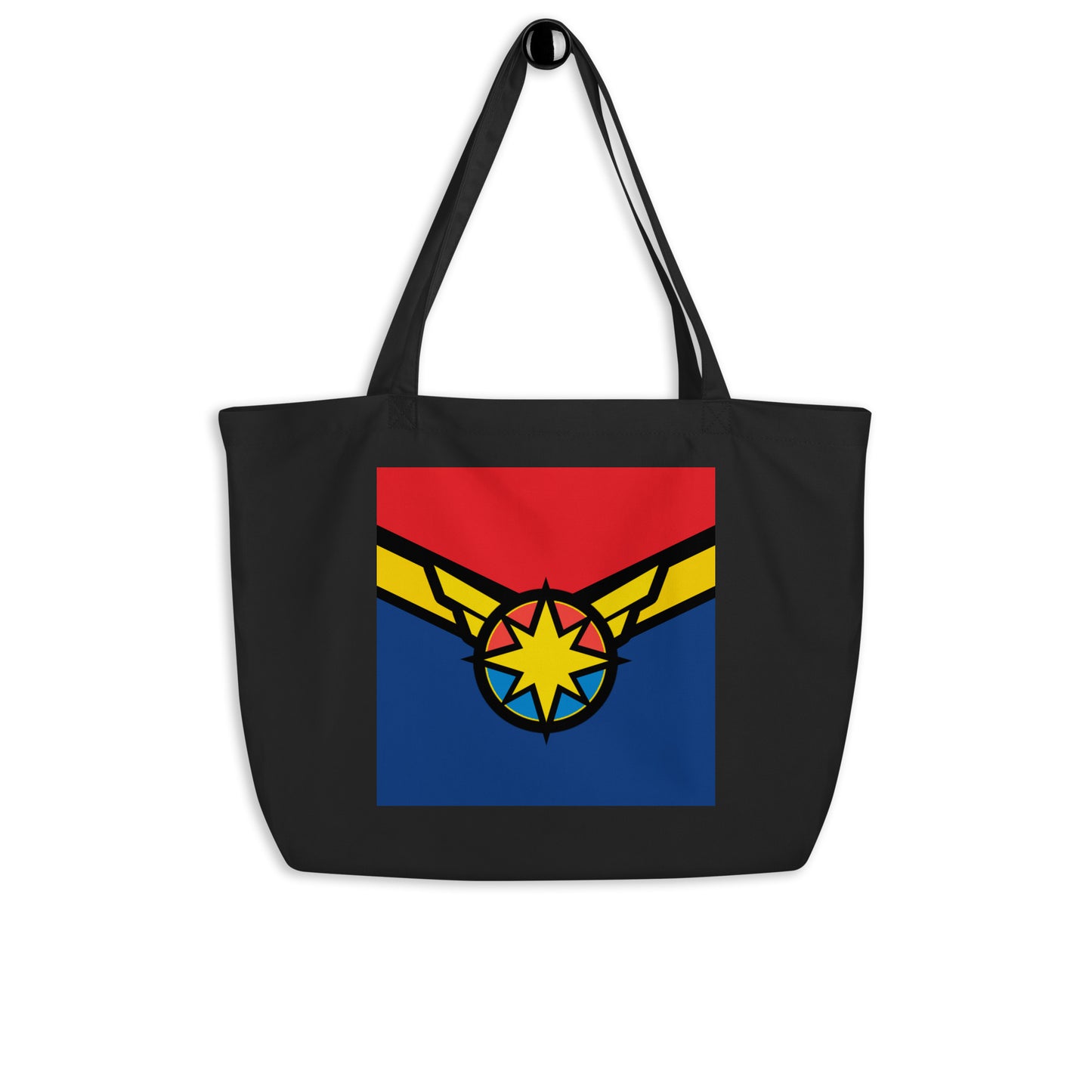 Captain Carol Danvers (Two) Large Organic Tote Bag