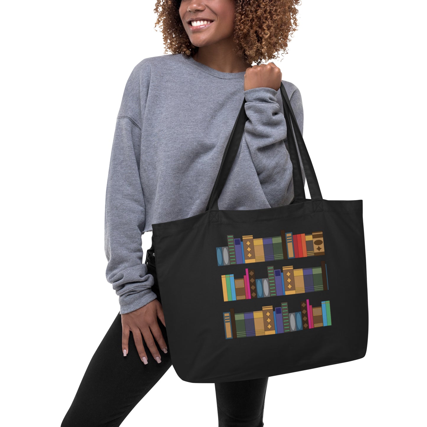 Kamar-Taj Library Large Organic Tote Bag