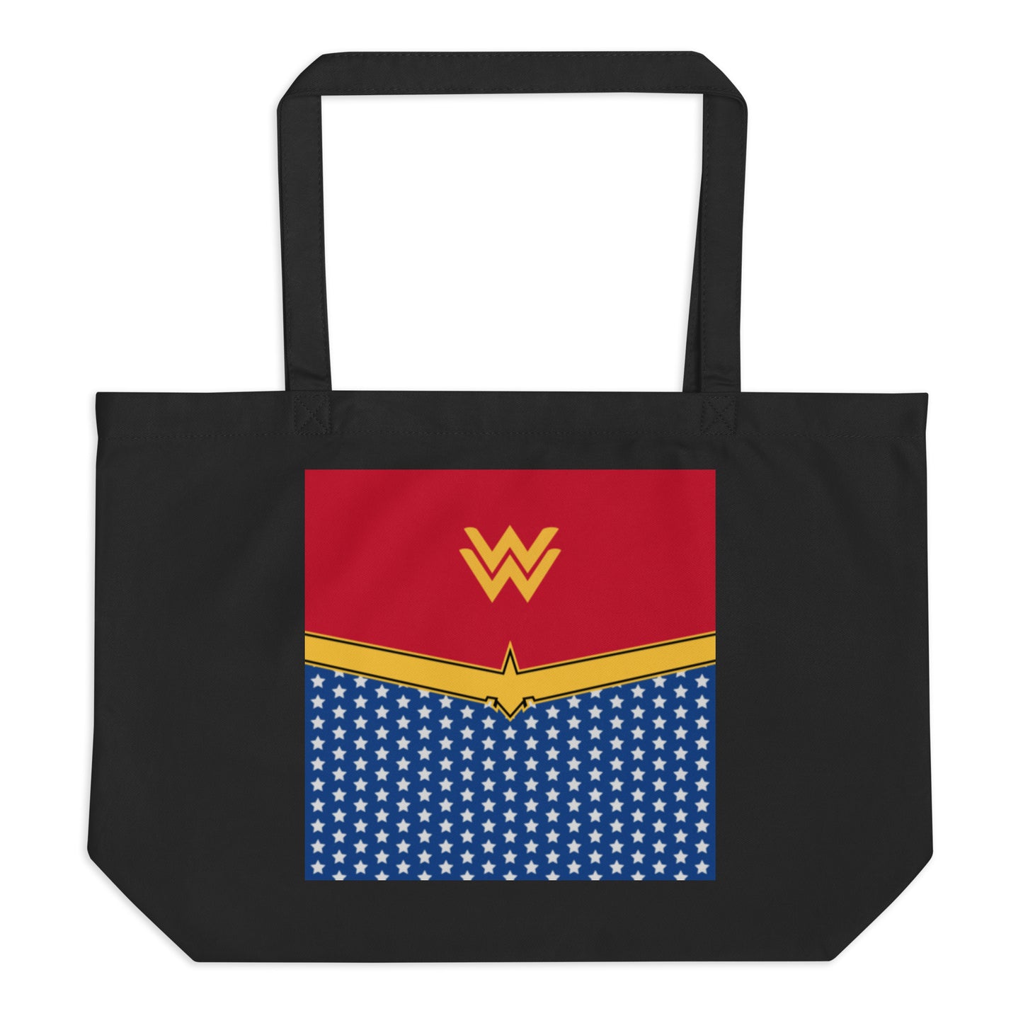 Diana Prince (Two) Large Organic Tote Bag