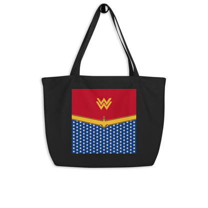 Diana Prince (Two) Large Organic Tote Bag