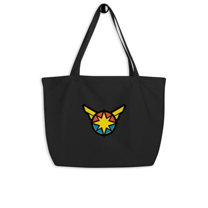 Captain Carol Danvers Large Organic Tote Bag