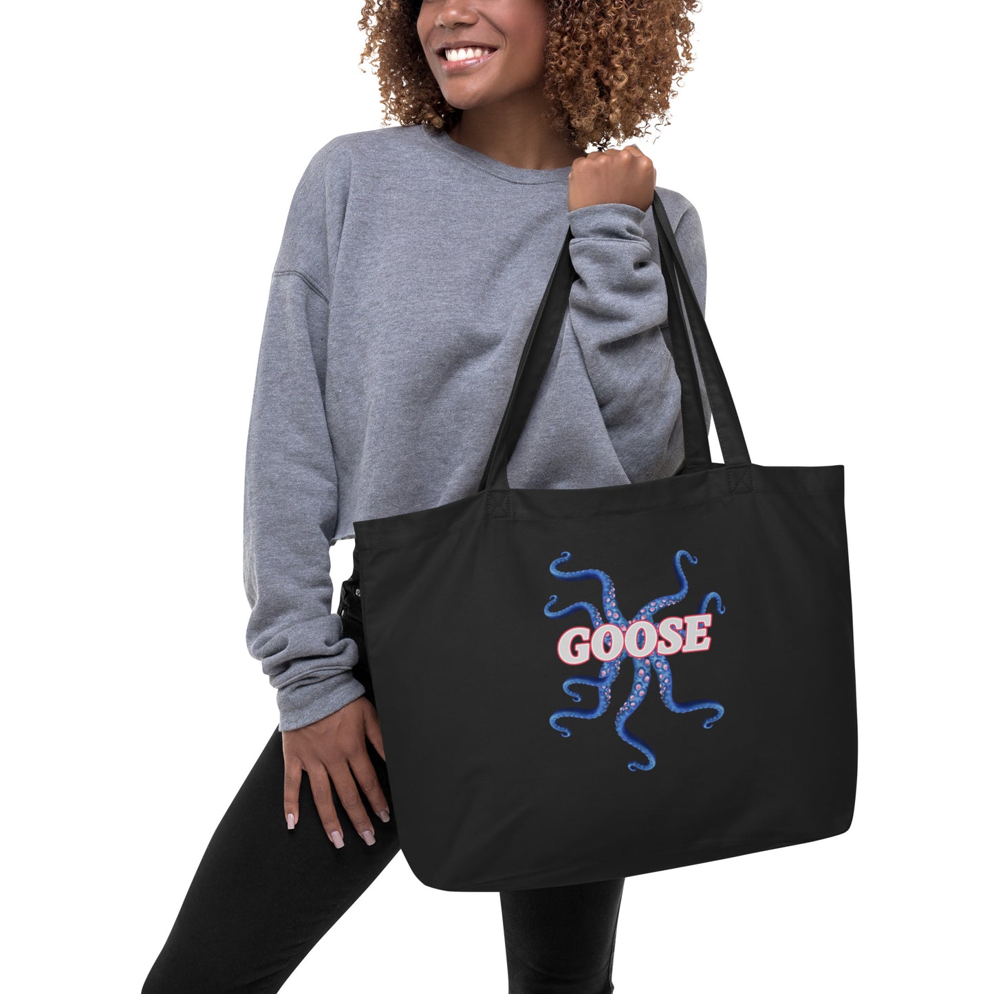 Goose The Flerken Tentacle Reveal Large Organic Tote Bag