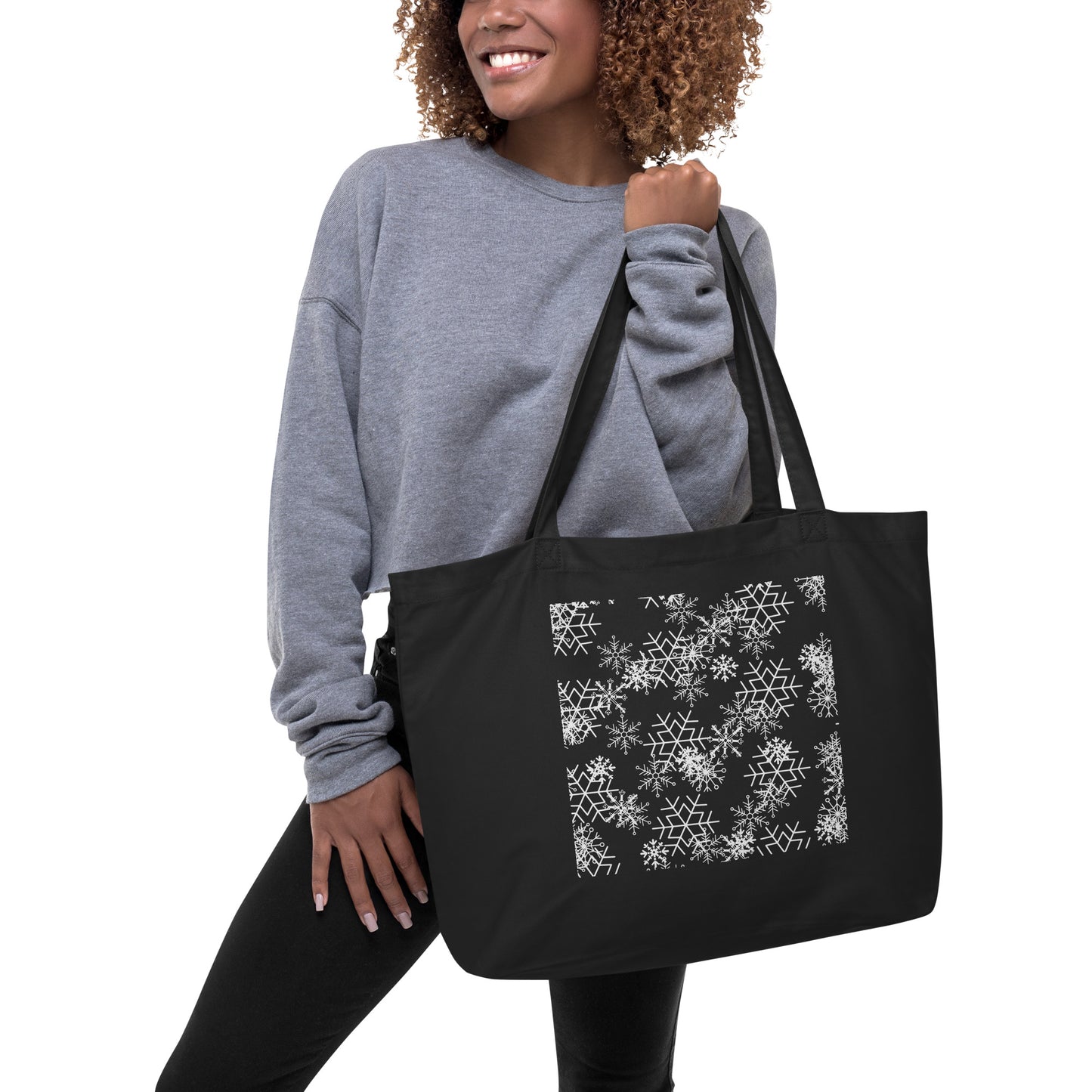 Ice Queen Large Organic Tote Bag