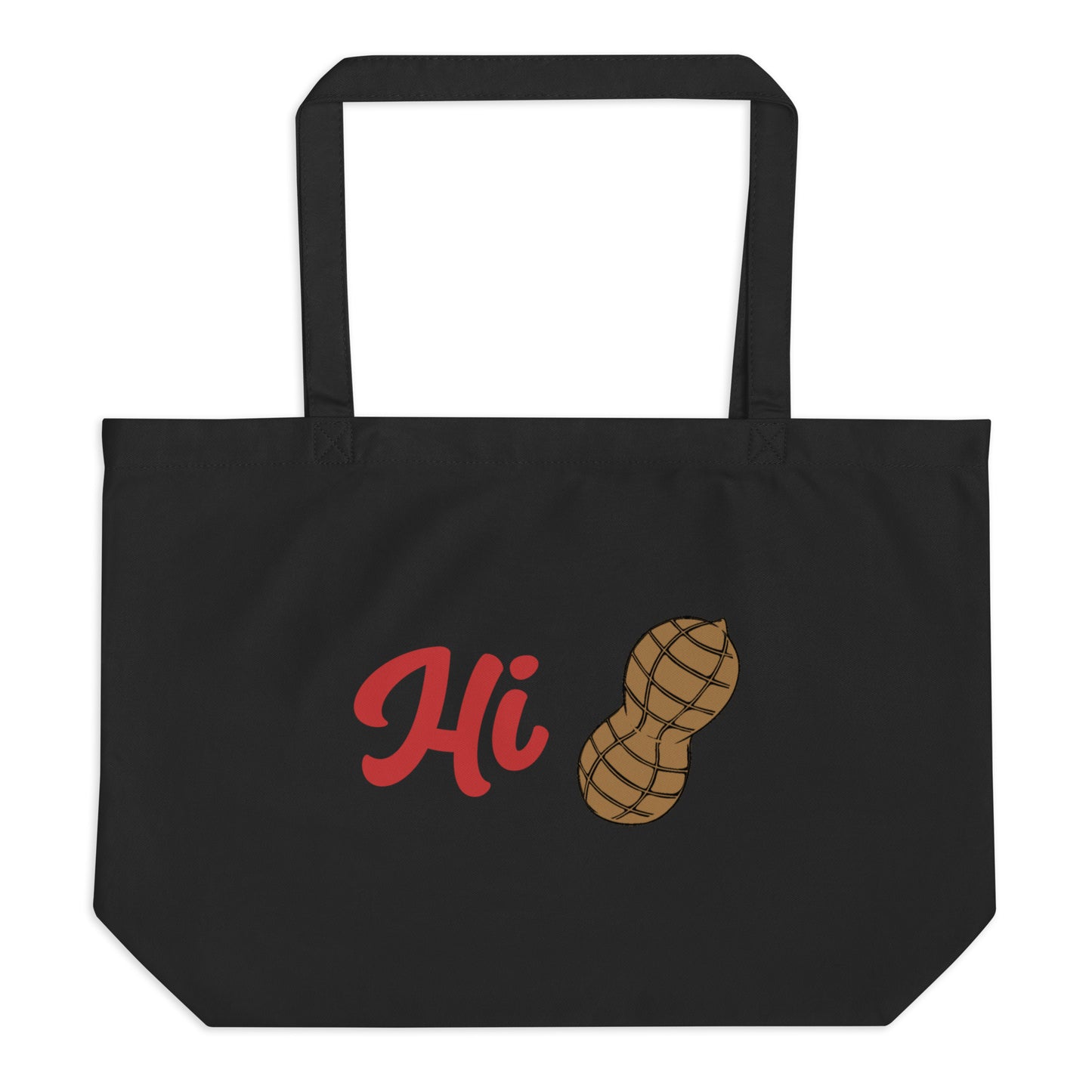 Deadpool "Hi Peanut" Large Organic Tote Bag