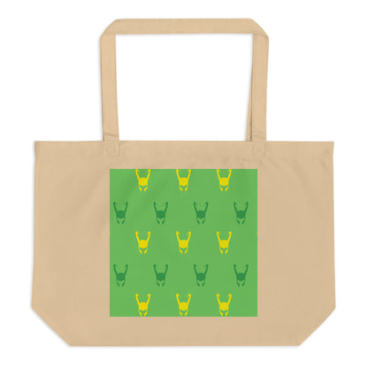 Loki Helmet Large Organic Tote Bag