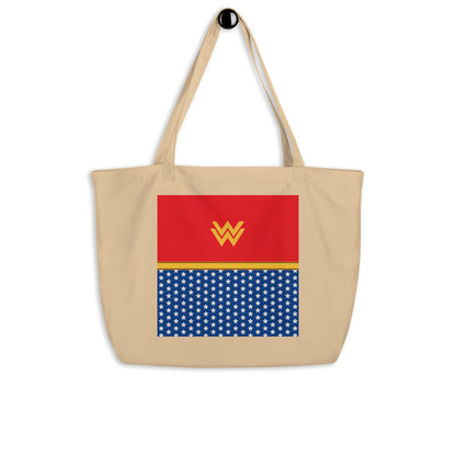 Diana Prince  Large Organic Tote Bag