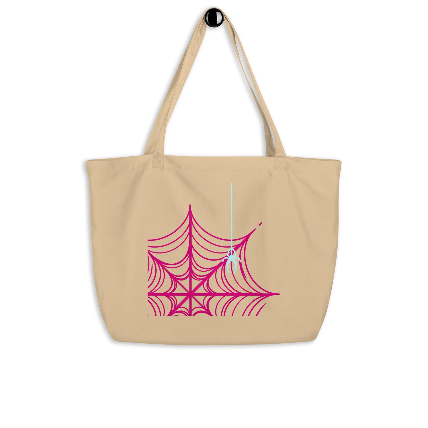 Spider-Gwen (Two) Large Organic Tote Bag