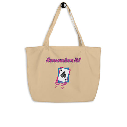 Gambit "Remember It!" Large Organic Tote Bag