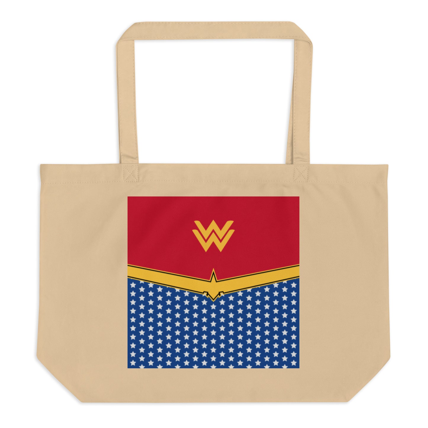 Diana Prince (Two) Large Organic Tote Bag