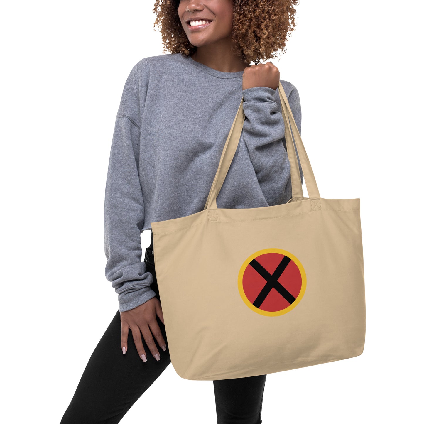 Xavier's School Cyclops Large Organic Tote Bag