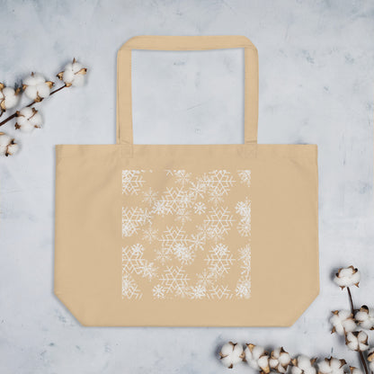 Ice Queen Large Organic Tote Bag