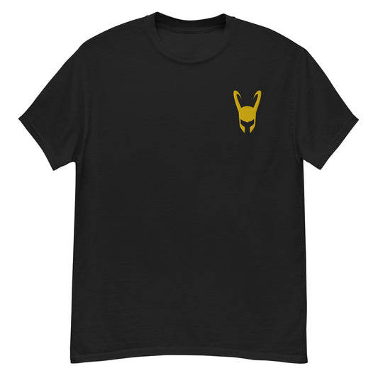 Loki Helmet Embroidered Tee