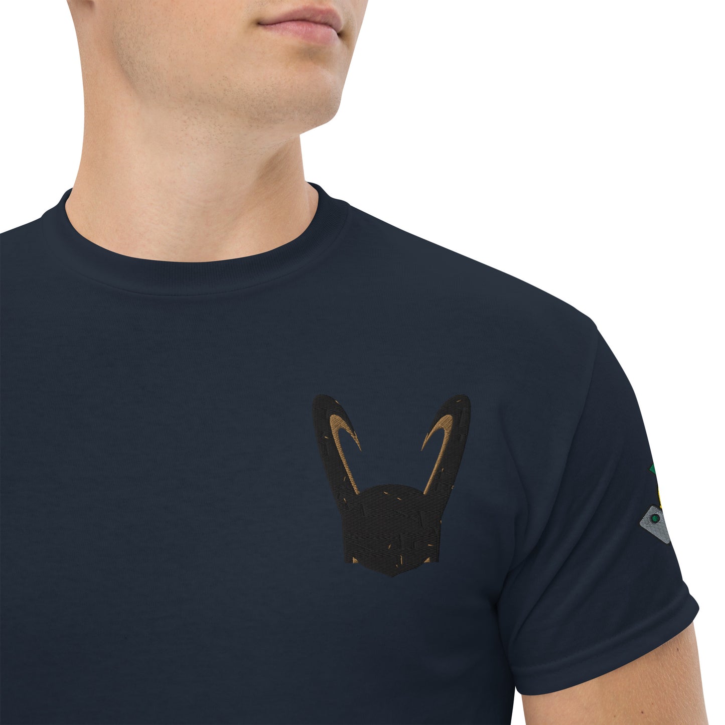 Loki God Of Stories Helmet Embroidered Tee