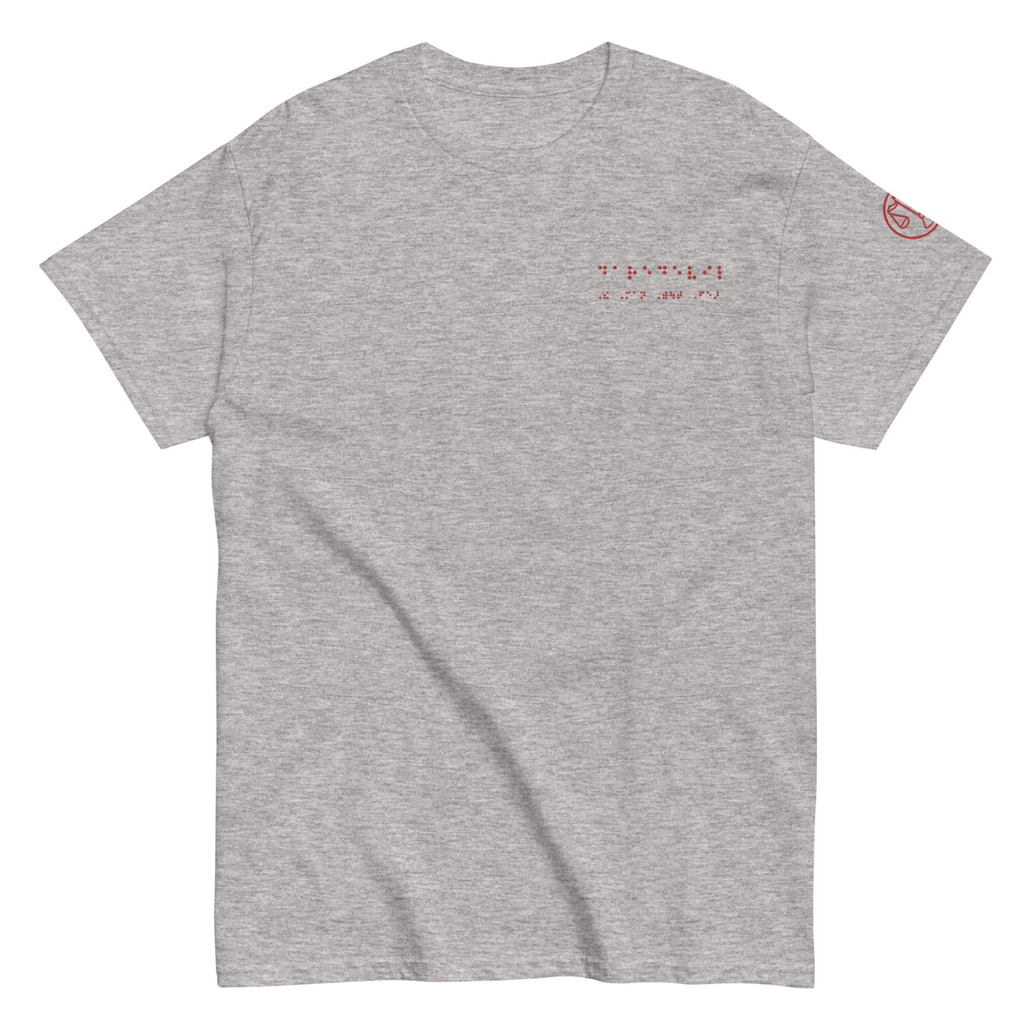 Matt Murdock Braille "Daredevil-The Man Without Fear" Embroidered Tee