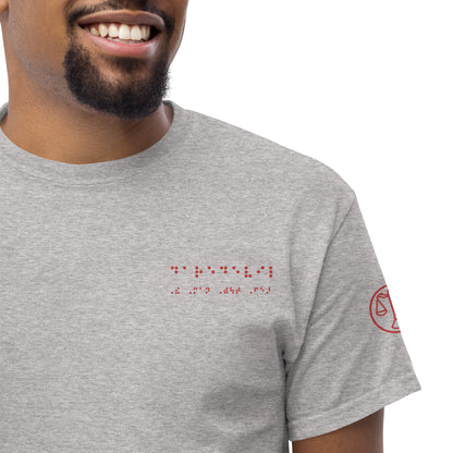 Matt Murdock Braille "Daredevil-The Man Without Fear" Embroidered Tee