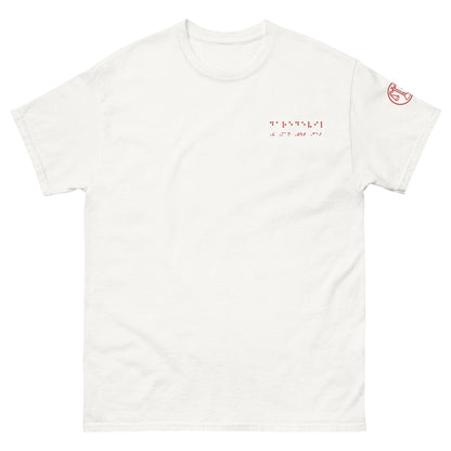 Matt Murdock Braille "Daredevil-The Man Without Fear" Embroidered Tee