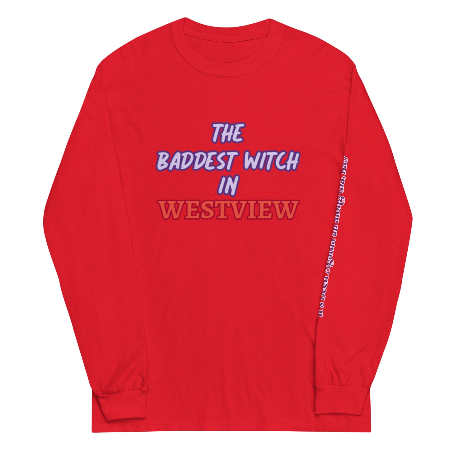 The Baddest Witch In Westview (with Agatha Quote) Long Sleeve Shirt