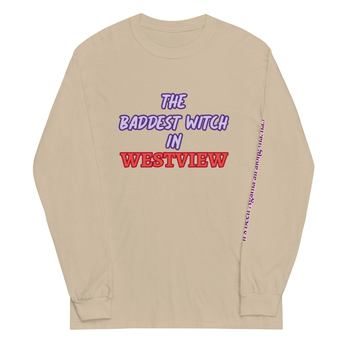 The Baddest Witch In Westview (with Agatha Quote) Long Sleeve Shirt