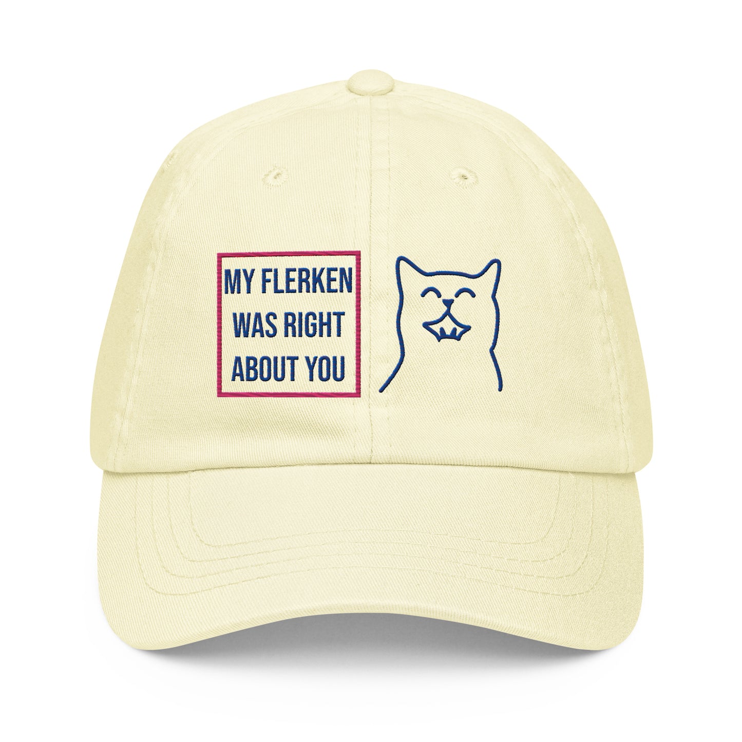 "My Flerken" Pastel Embroidered Hat