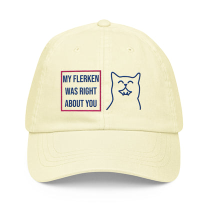 "My Flerken" Pastel Embroidered Hat