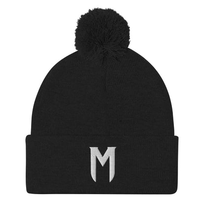 Morbius The Living Vampire (White) Embroidered Pom-Pom Beanie