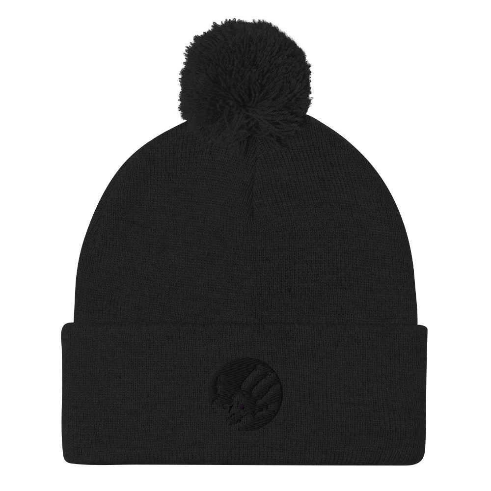 Echo LogoEmbroidered  Pom-Pom Beanie