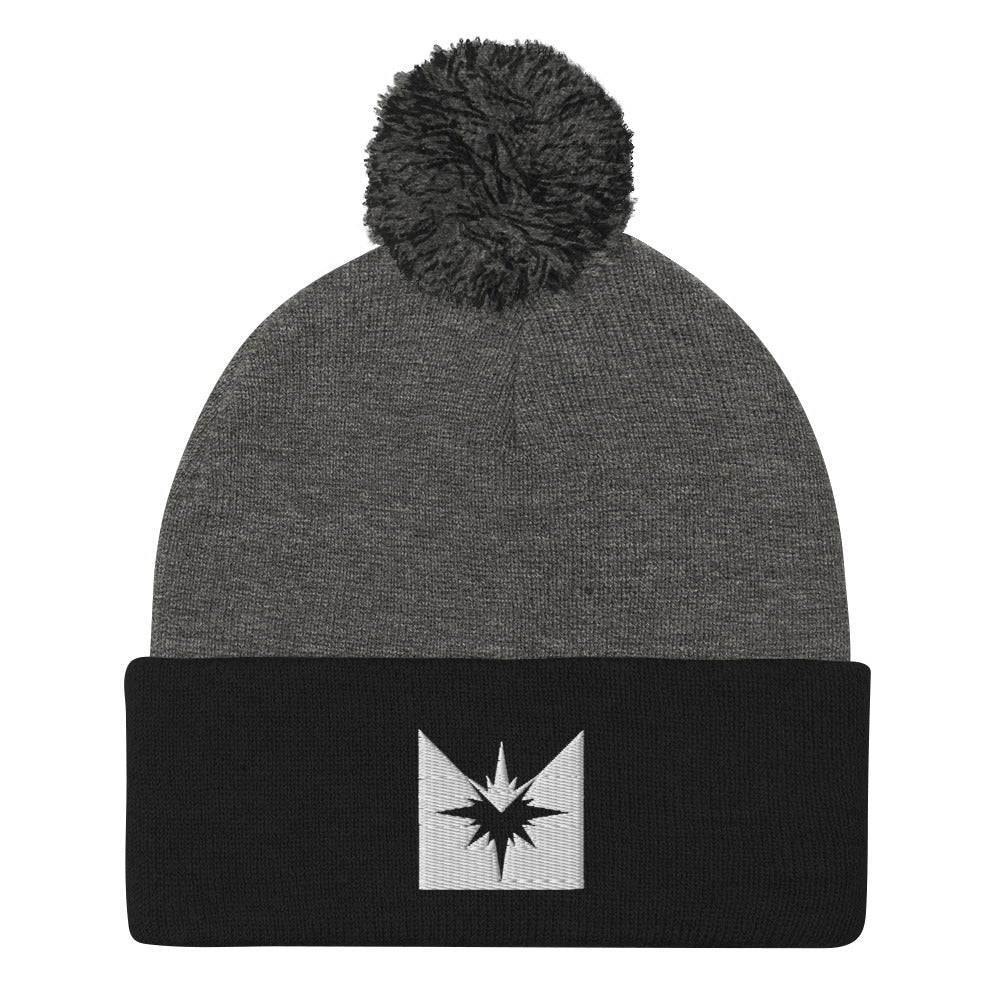 Monica Rambeau Embroidered Pom-Pom Beanie