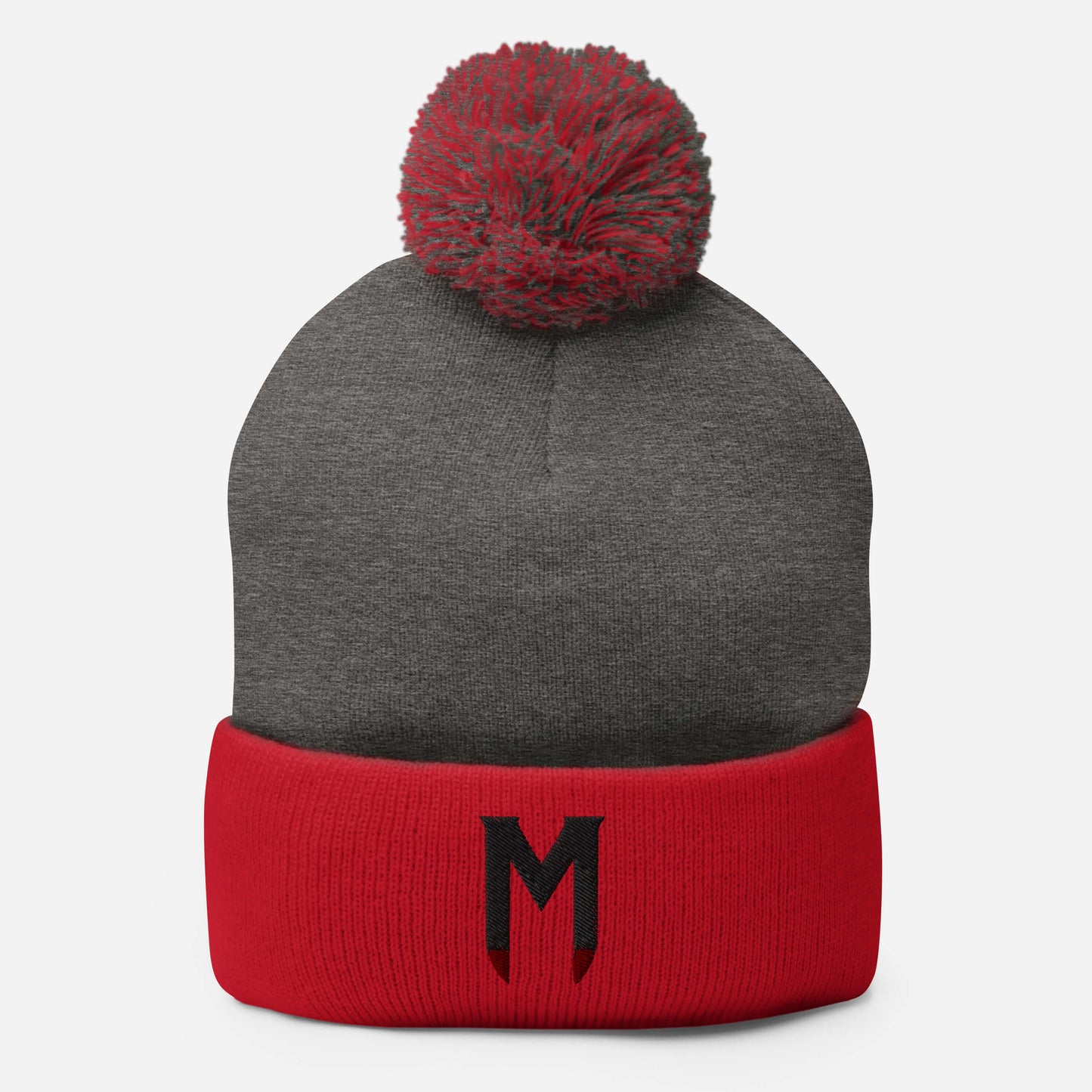 Morbius The Living Vampire (Black) Embroidered Pom-Pom Beanie