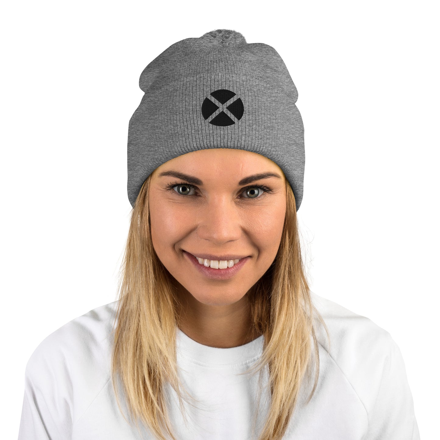 Xavier's School Embroidered Pom-Pom Beanie