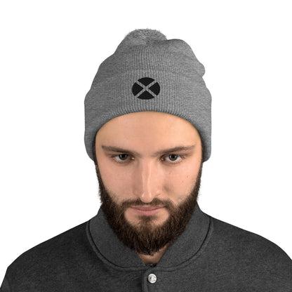 Xavier's School Embroidered Pom-Pom Beanie