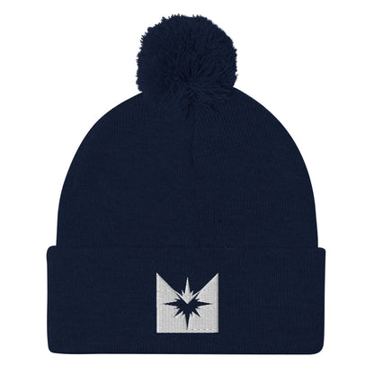 Monica Rambeau Embroidered Pom-Pom Beanie