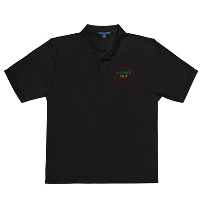 Vision Married to a Witch Hex Embroidered Polo Shirt