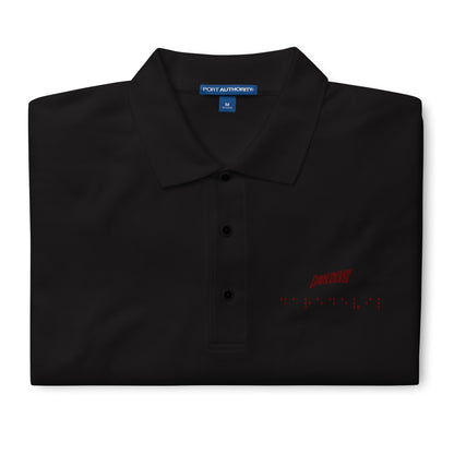 Matt Murdock Braille Embroidered Polo