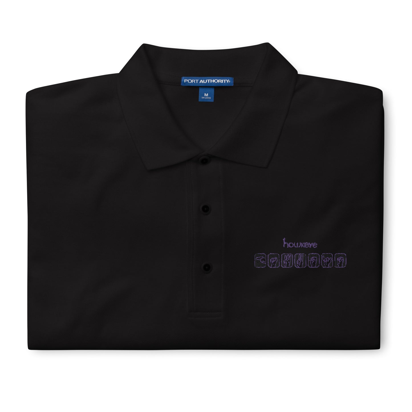 Clint Barton ASL Embroidered Polo