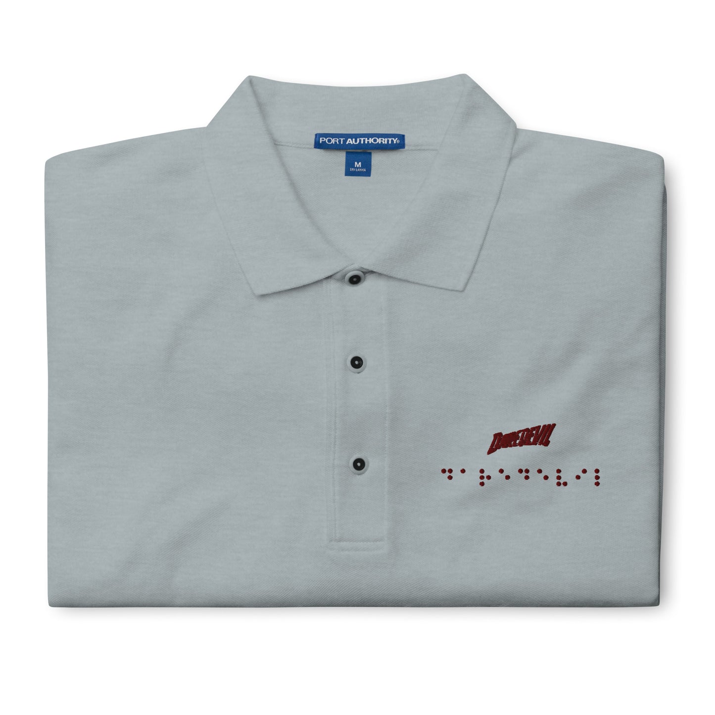 Matt Murdock Braille Embroidered Polo