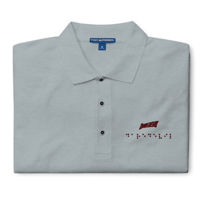 Matt Murdock Braille Embroidered Polo