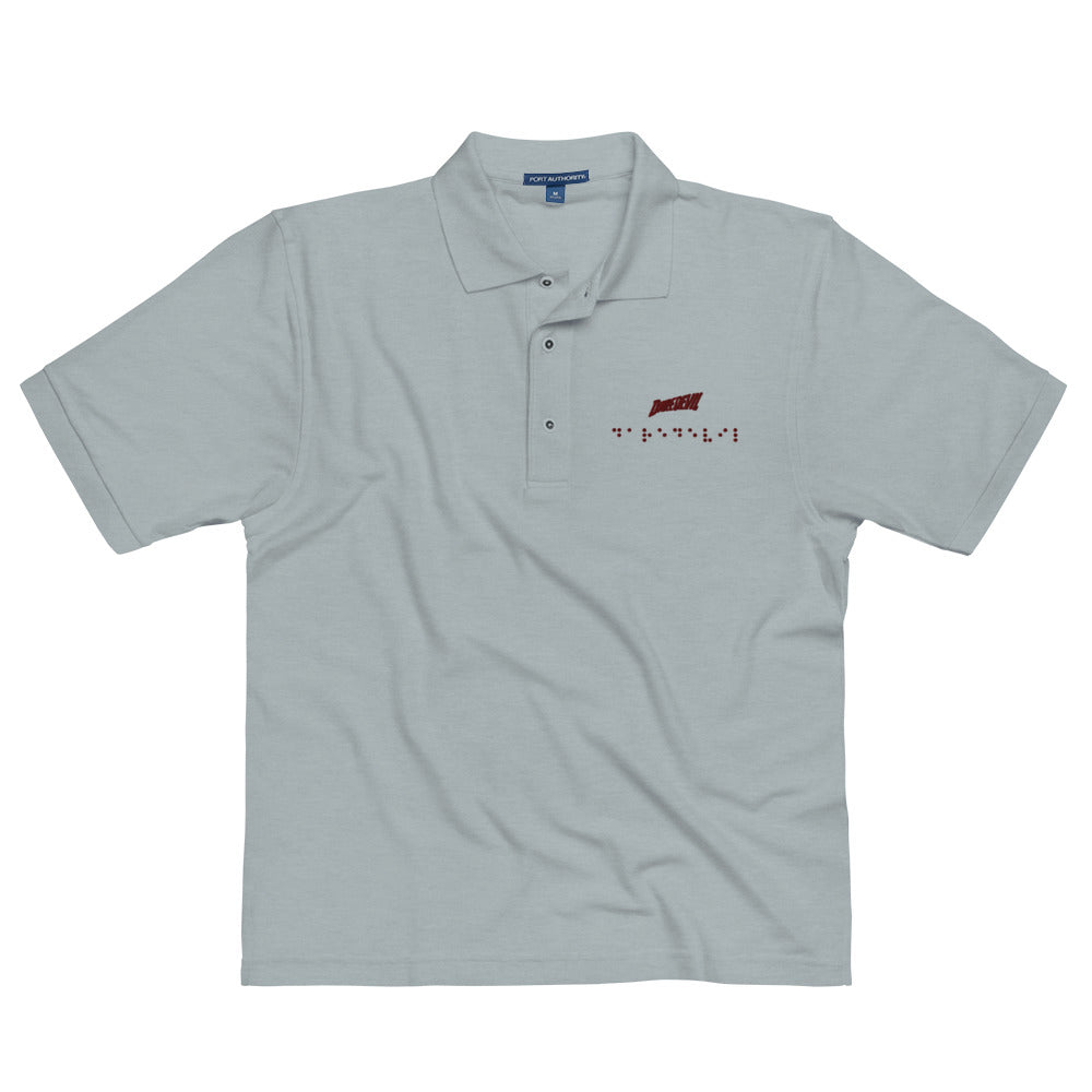 Matt Murdock Braille Embroidered Polo