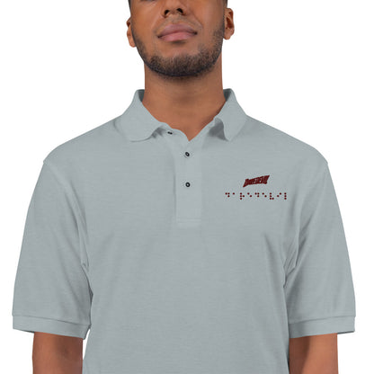 Matt Murdock Braille Embroidered Polo