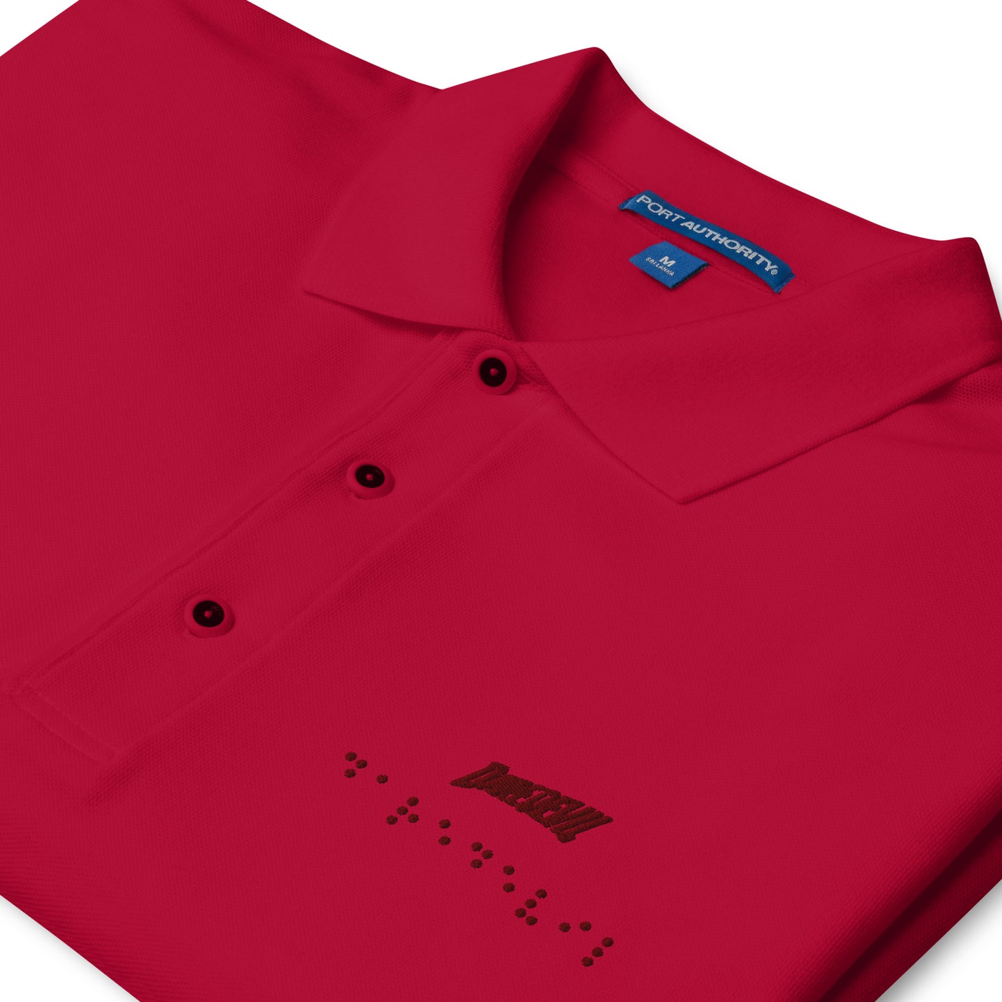 Matt Murdock Braille Embroidered Polo