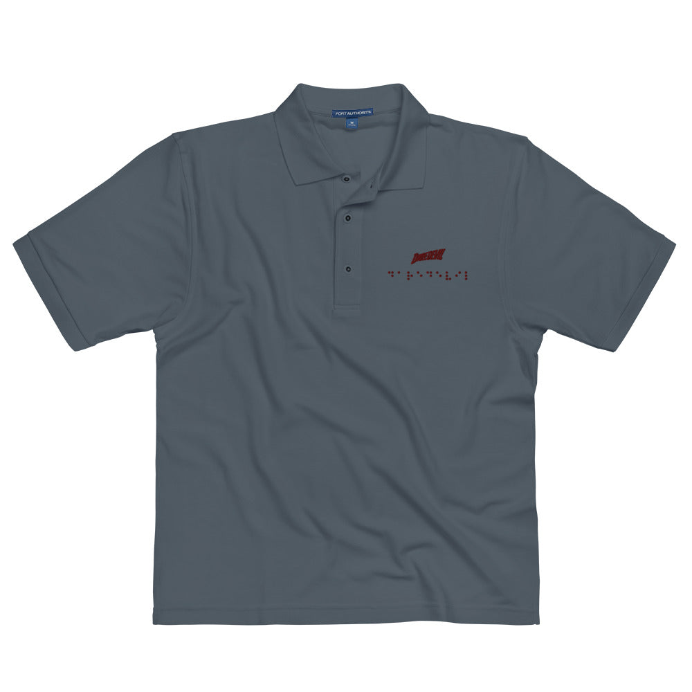 Matt Murdock Braille Embroidered Polo