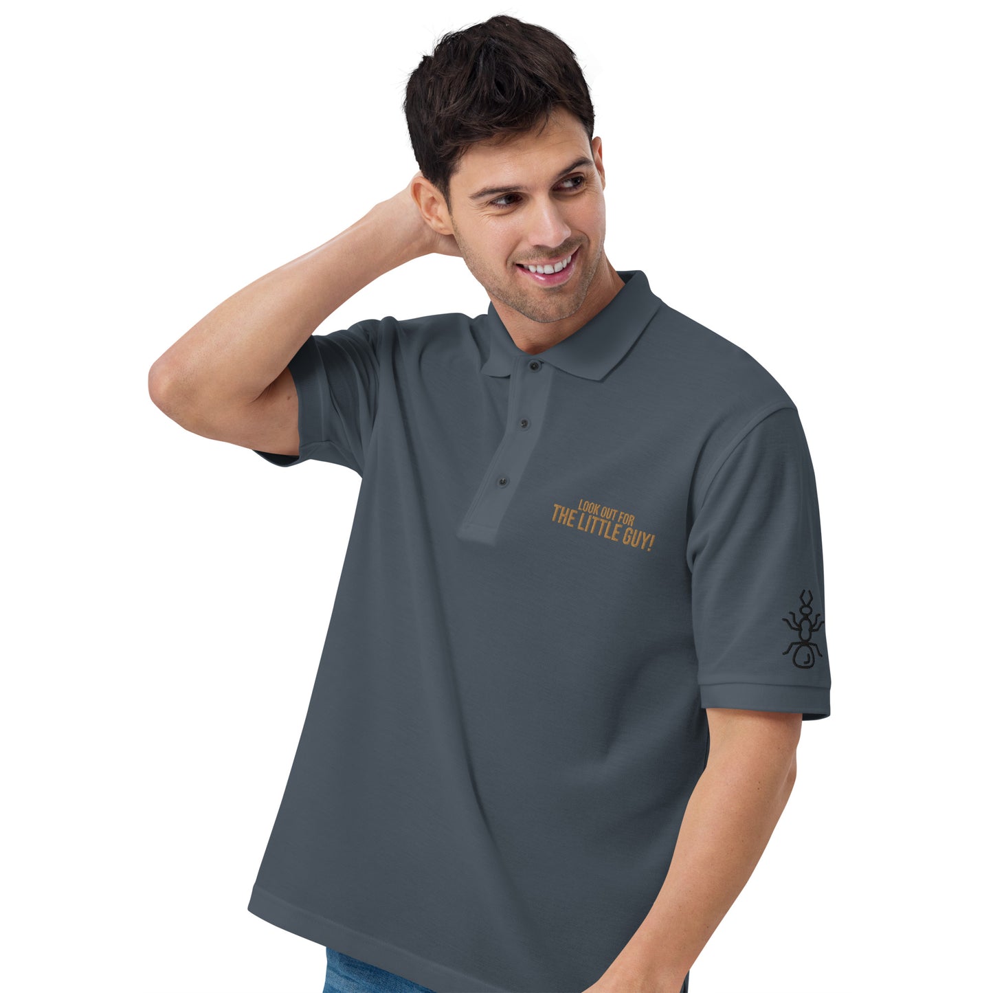 Scott Lang Book Embroidered Polo Shirt