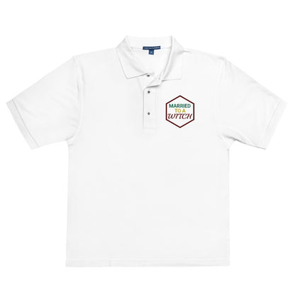 Vision Married to a Witch Hex Embroidered Polo Shirt