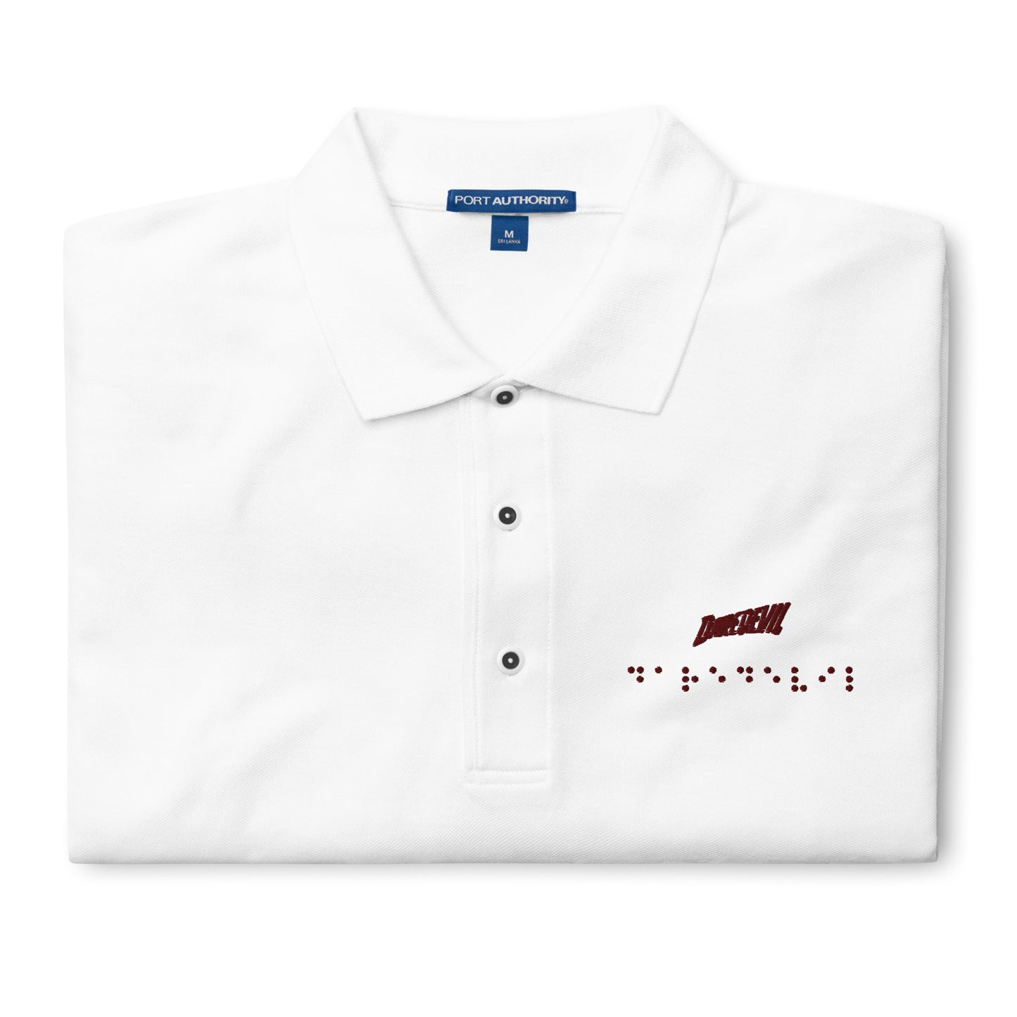 Matt Murdock Braille Embroidered Polo