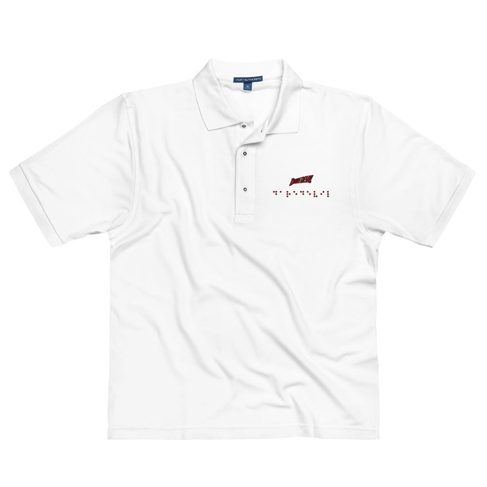 Matt Murdock Braille Embroidered Polo