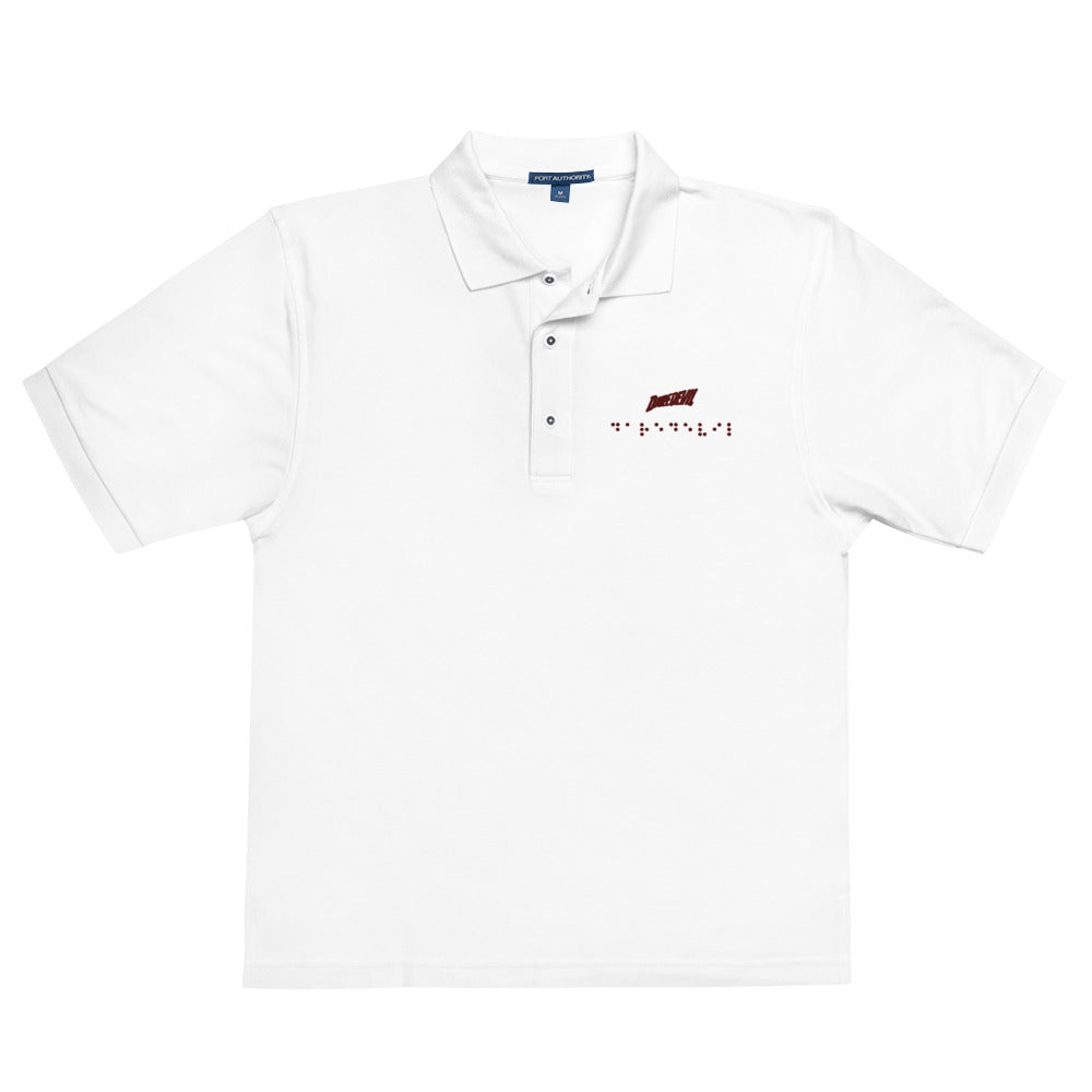 Matt Murdock Braille Embroidered Polo