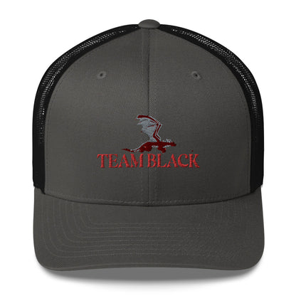 TEAM BLACK - House Of The Dragon Trucker Embroidered Hat