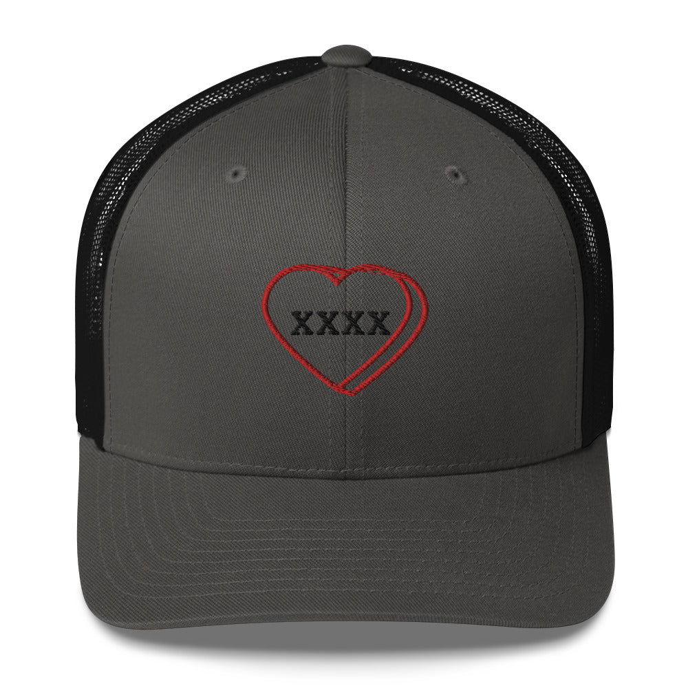 Mutant Kisses "X" Embroidered Trucker Cap